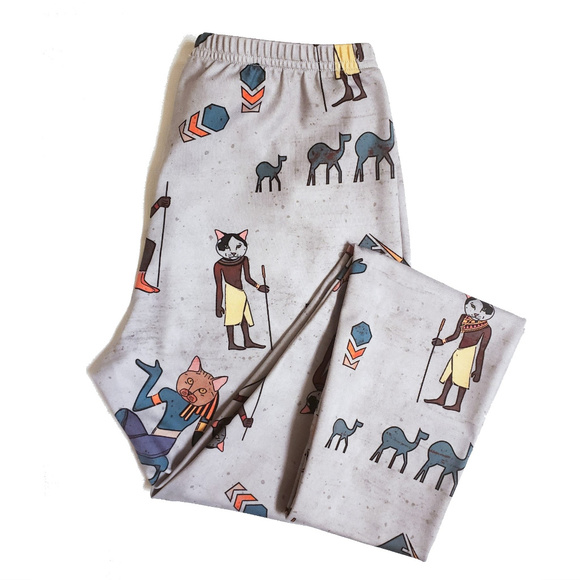 Eqyptian Cat Leggings M (8) - Picture 1 of 4
